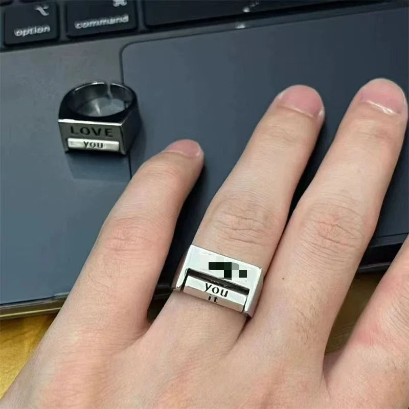 Unisex Rotatable Mood Ring