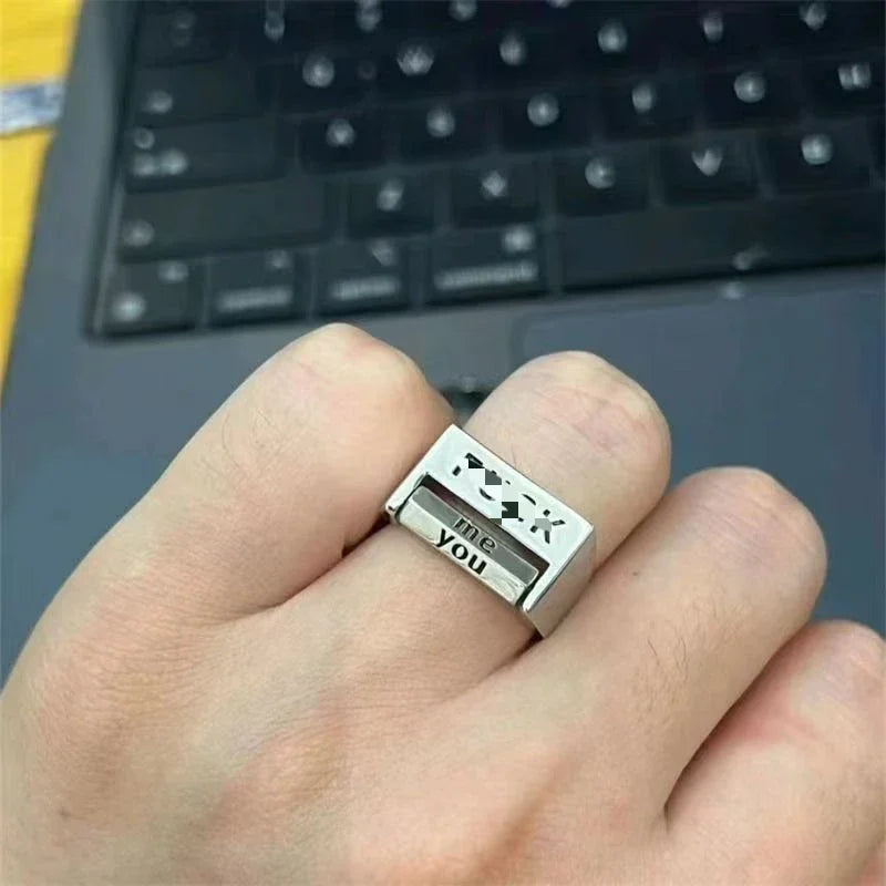 Unisex Rotatable Mood Ring