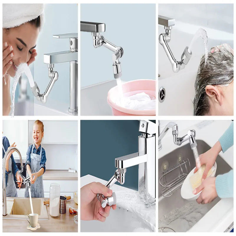 Metal 1080° Rotatable Extension Faucet