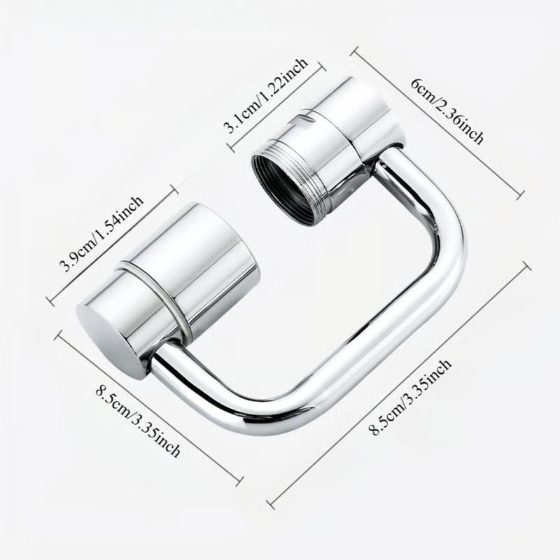 Metal 1080° Rotatable Extension Faucet